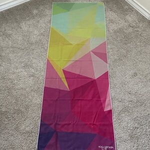 Colorful Geometric Yoga Mat Towel